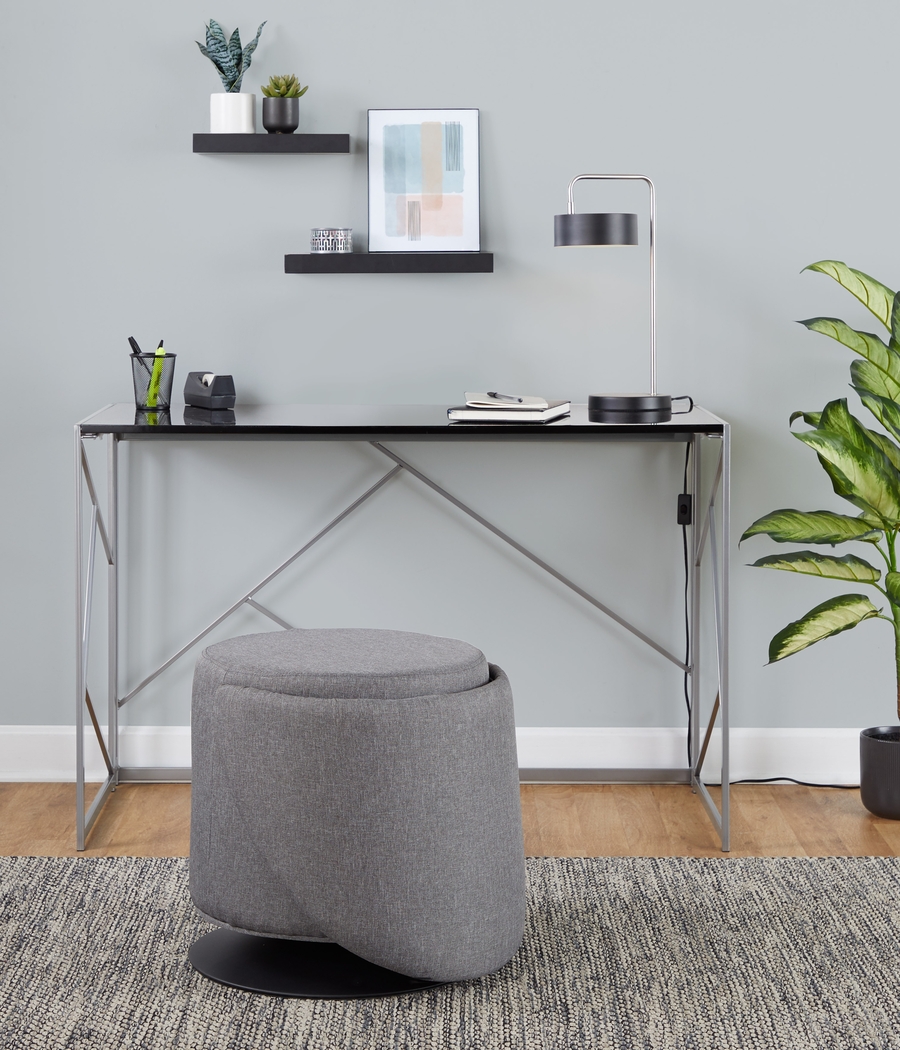 Fairington Gray Swivel Accent Chair - Thumbnail - Image 13