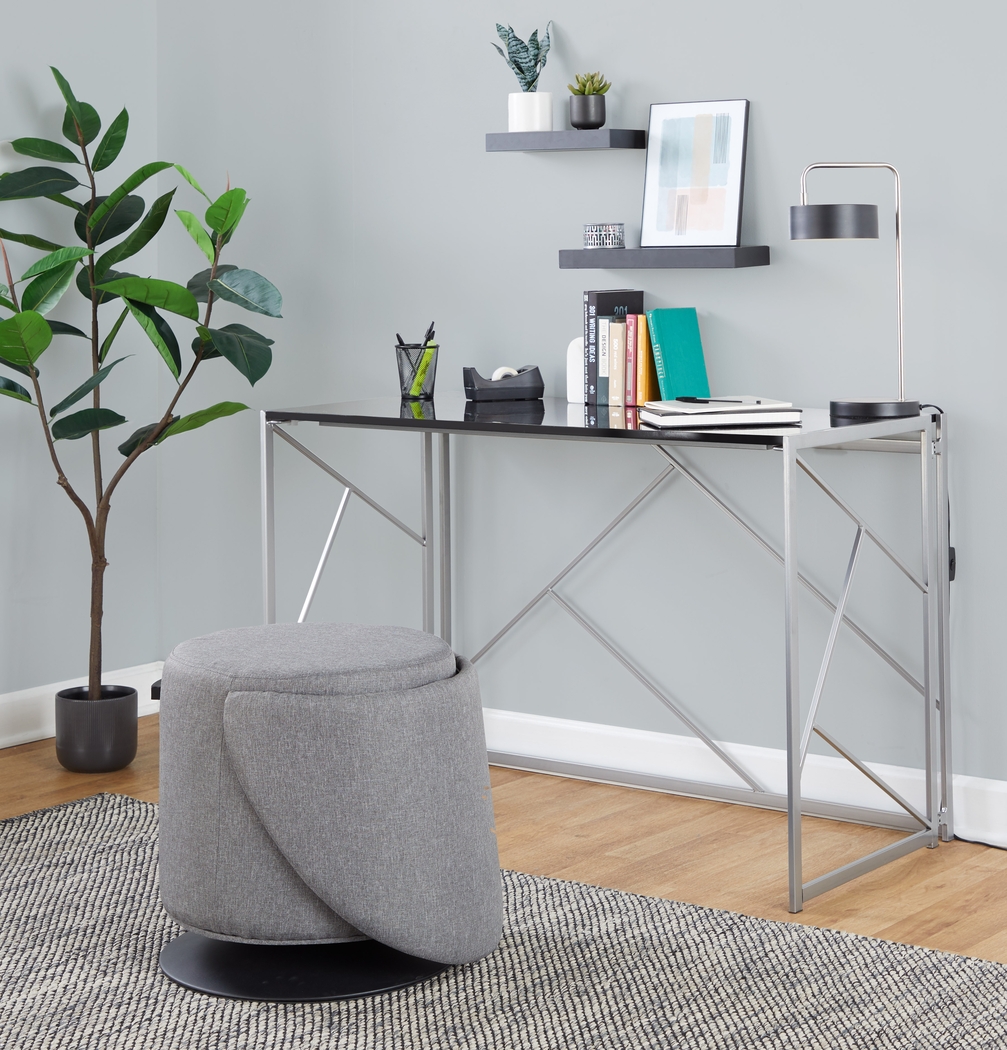 Fairington Gray Swivel Accent Chair - Thumbnail - Image 15