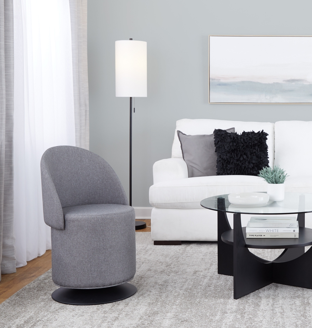 Fairington Gray Swivel Accent Chair - Thumbnail - Image 16