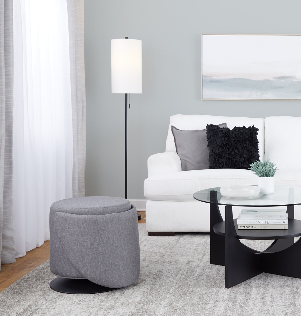 Fairington Gray Swivel Accent Chair - Thumbnail - Image 17