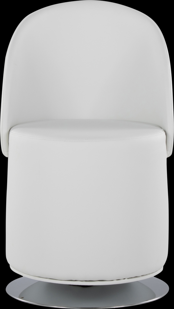 Fairington White Swivel Accent Chair - Thumbnail - Image 6