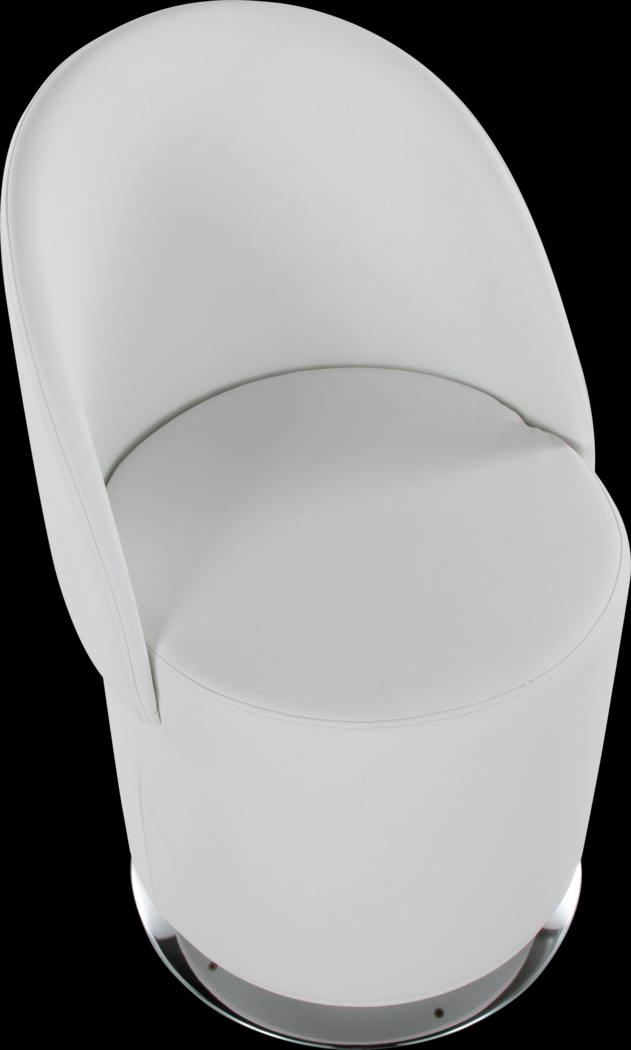 Fairington White Swivel Accent Chair - Thumbnail - Image 7