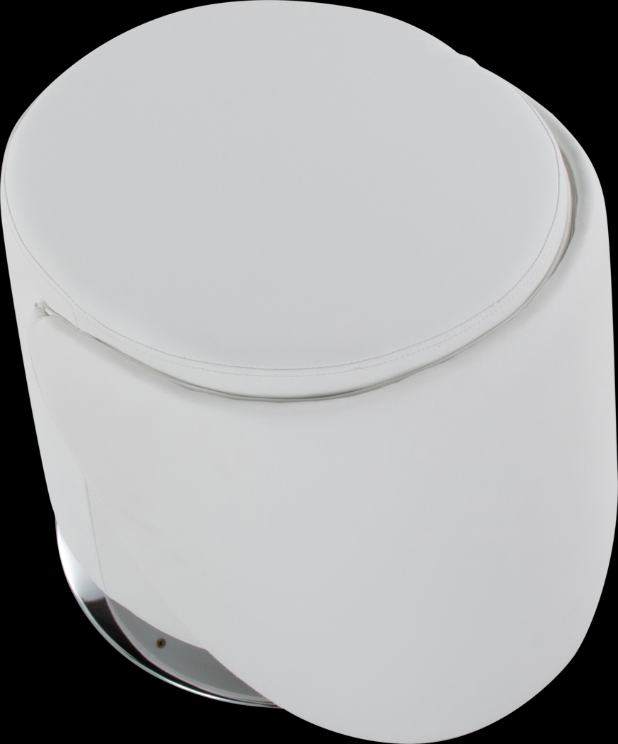 Fairington White Swivel Accent Chair - Thumbnail - Image 8