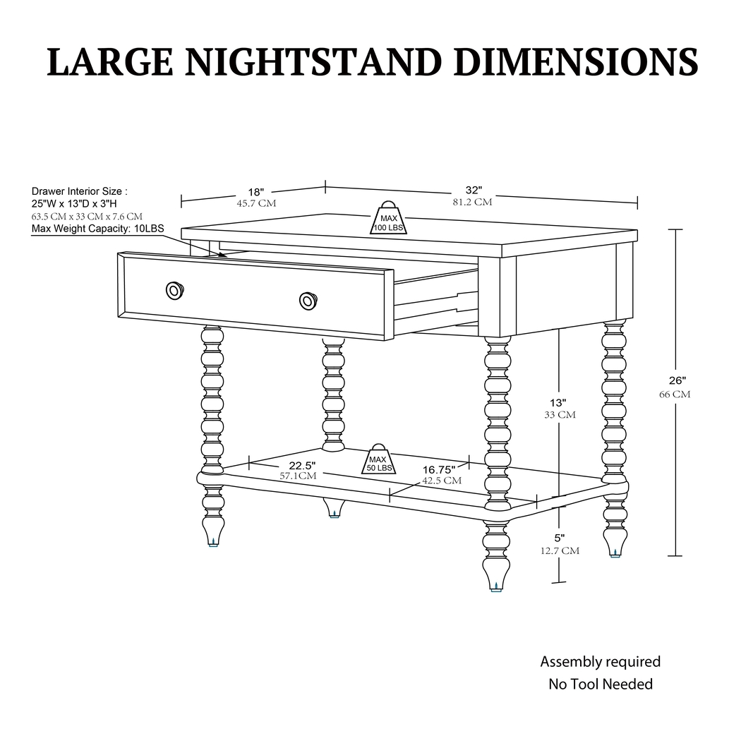 Fairiprises Brown Nightstand - Thumbnail - Image 7