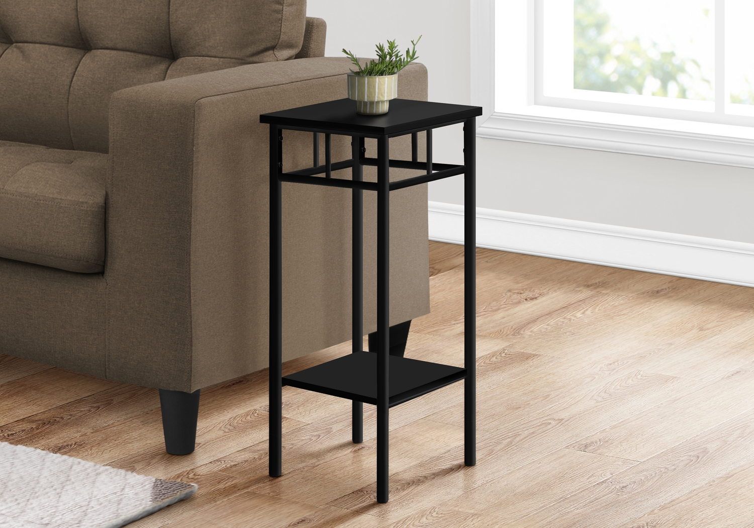 Fairknoll Black End Table - Thumbnail - Image 2