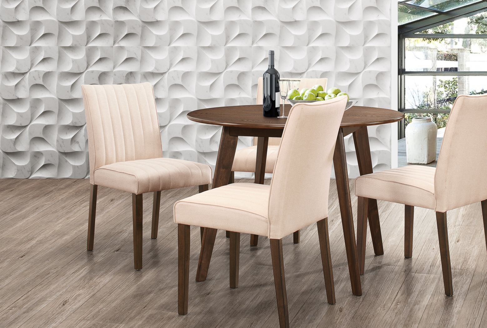 Fairlinks Beige Set of 2 Side Chairs - Thumbnail - Image 4