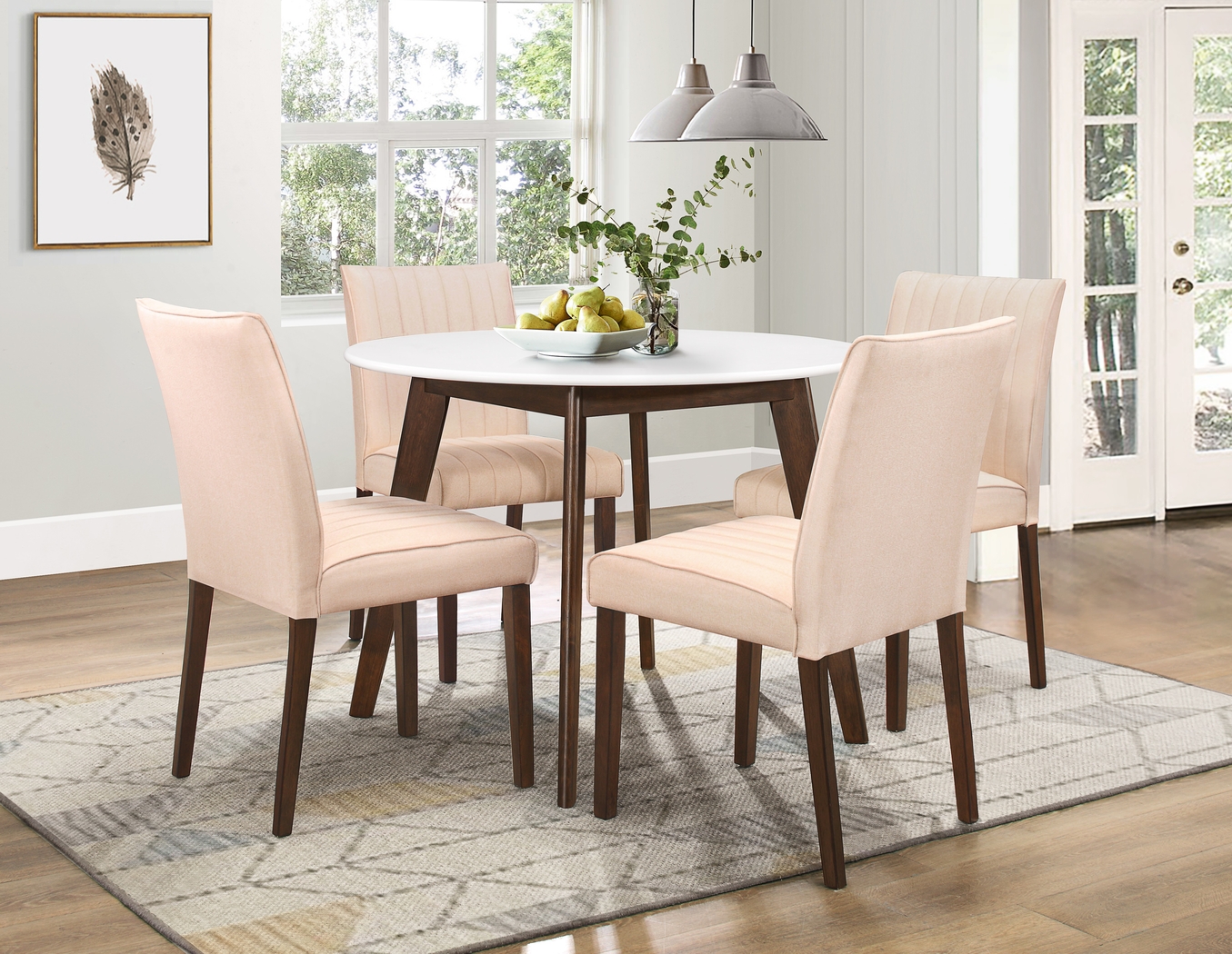 Fairlinks Beige Set of 2 Side Chairs - Thumbnail - Image 5