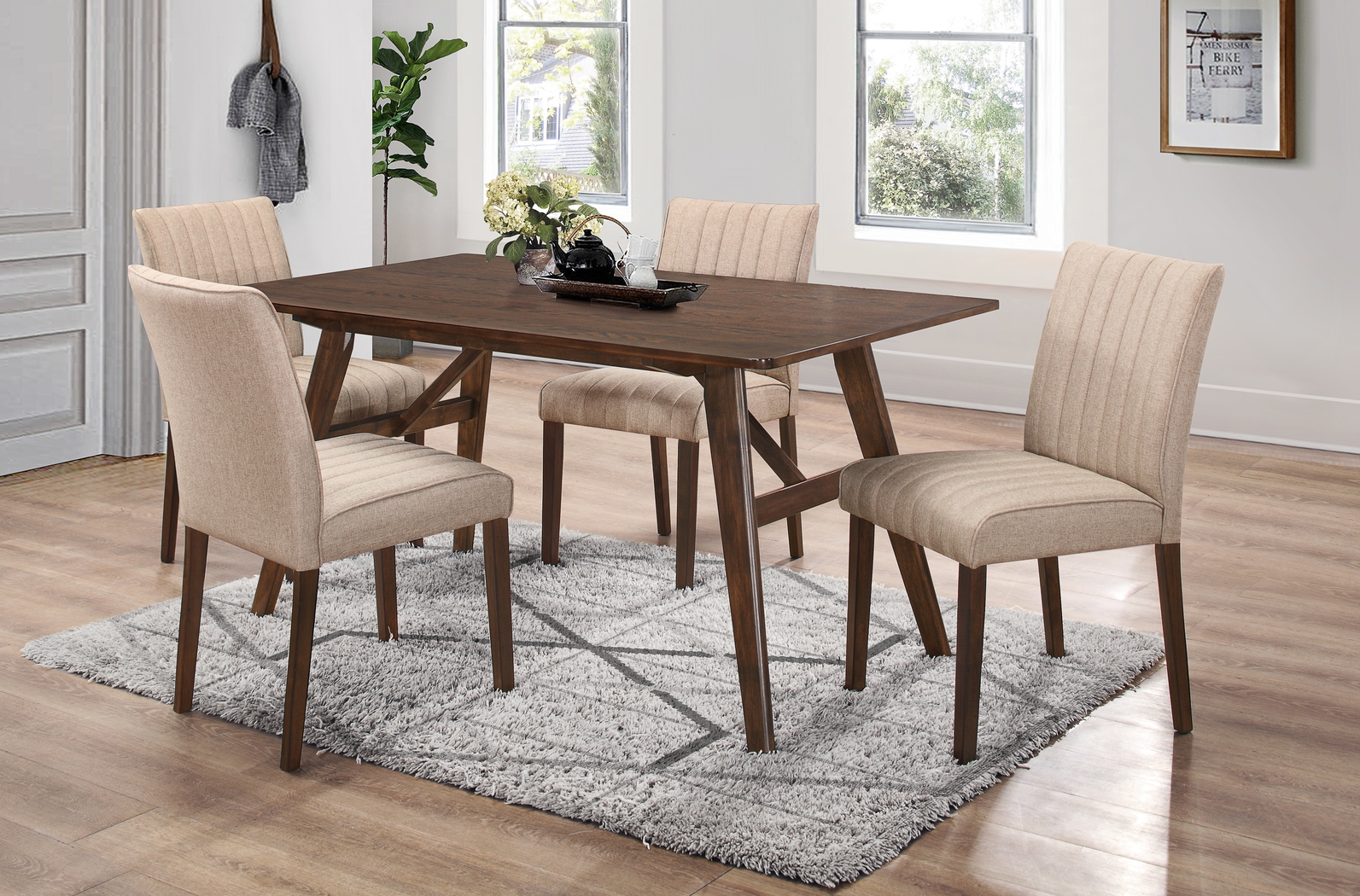 Fairlinks Brown Set of 2 Side Chairs - Thumbnail - Image 2