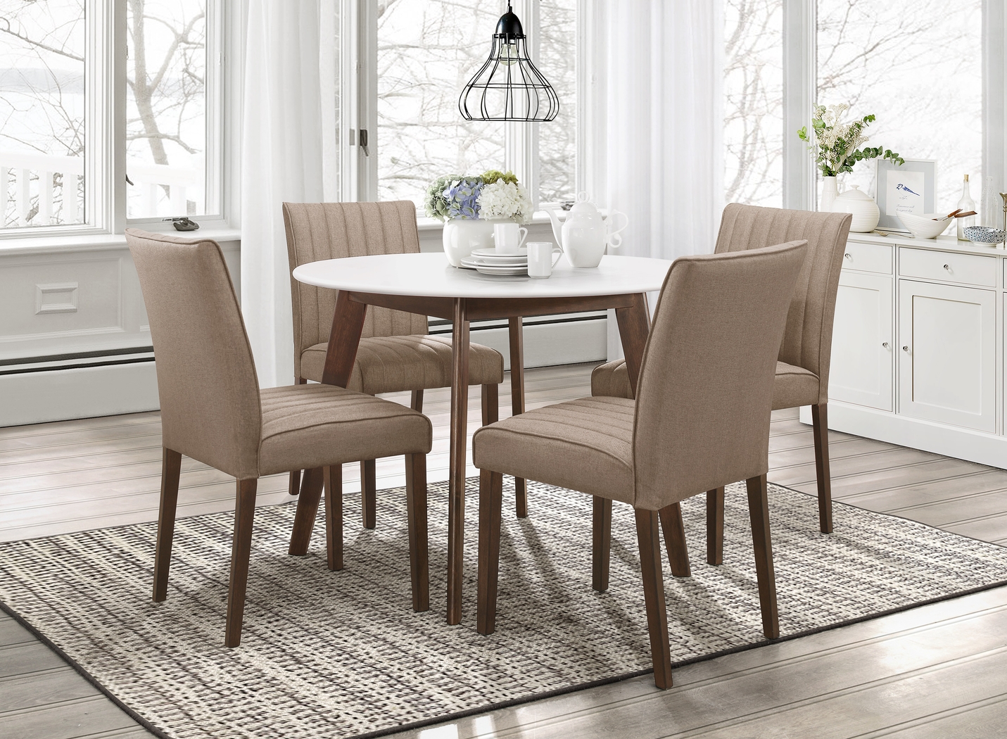 Fairlinks Brown Set of 2 Side Chairs - Thumbnail - Image 5