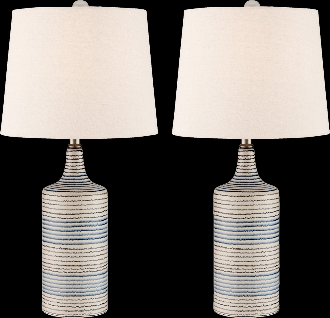 Fairmeadow Bluff White Table Lamps, Set of 2 - Thumbnail - Image 1