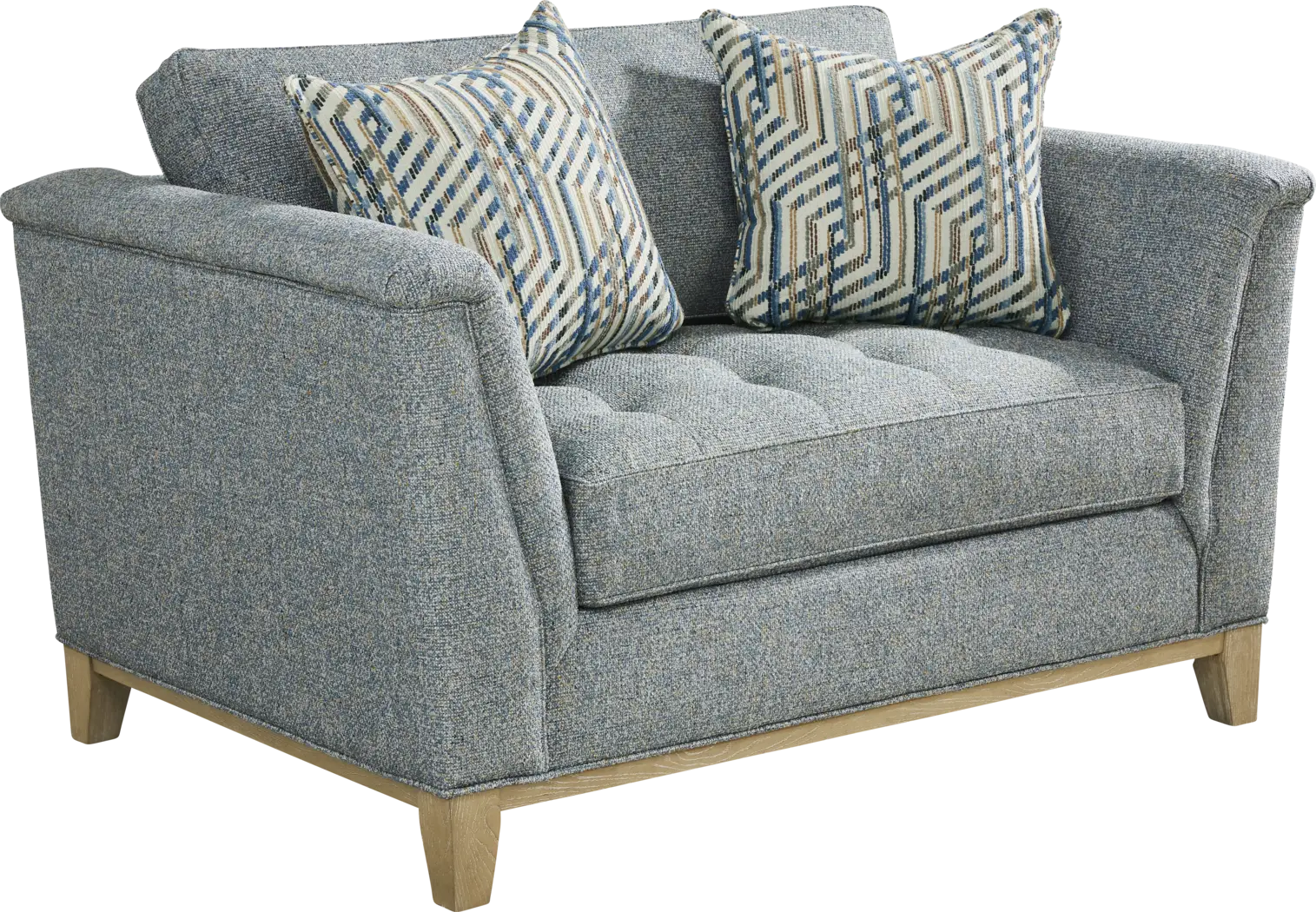 Fairmont Blue 9 Pc Living Room - Thumbnail - Image 9