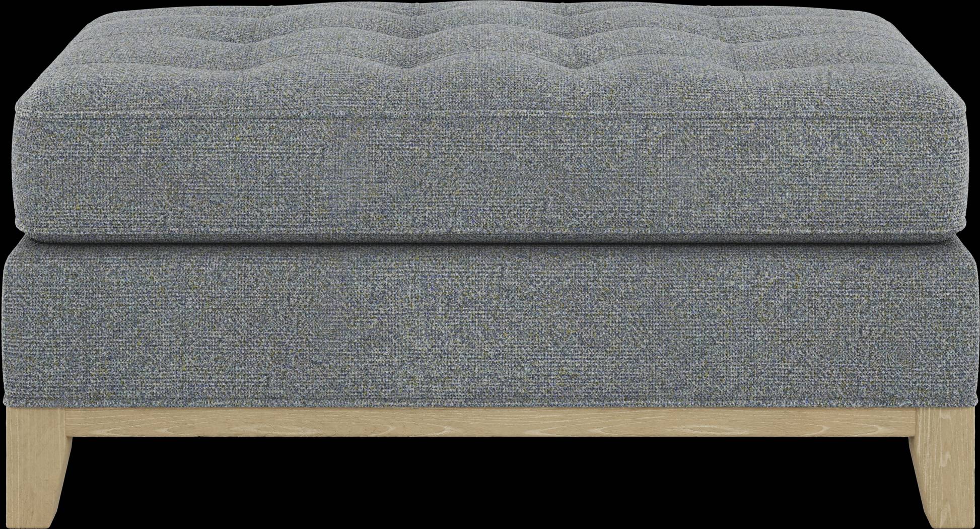 Fairmont Blue Ottoman - Thumbnail - Image 2