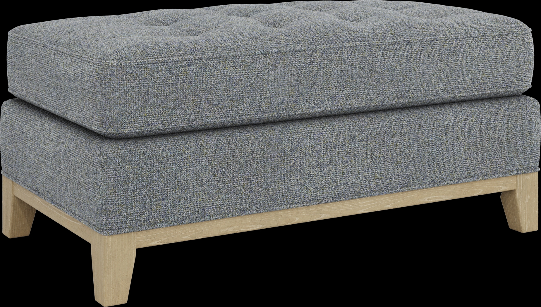 Fairmont Blue Ottoman - Thumbnail - Image 1