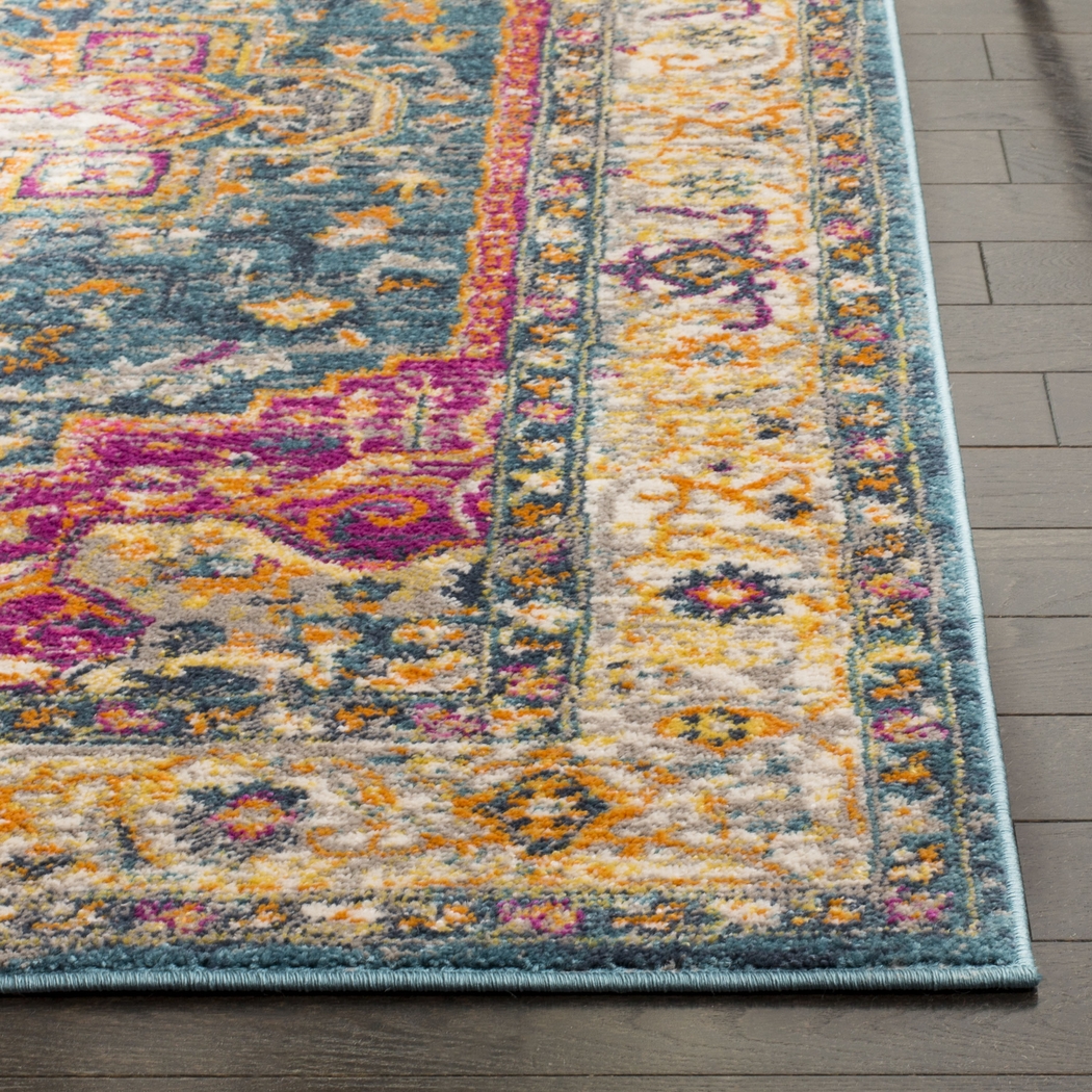 Fairview Spring Blue 5'1 x 7'6 Rug - Thumbnail - Image 3