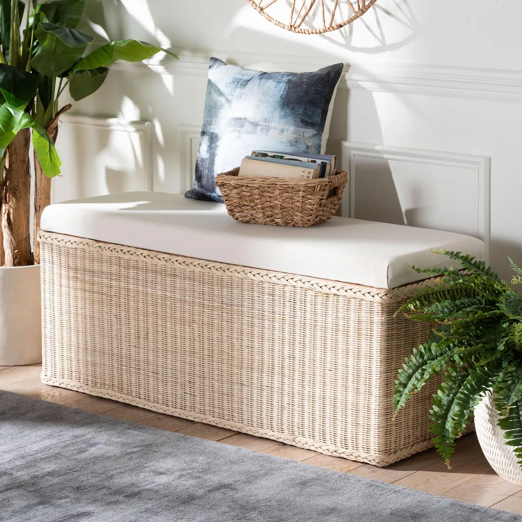 Fairybite Brown Storage Bench - Thumbnail - Image 2