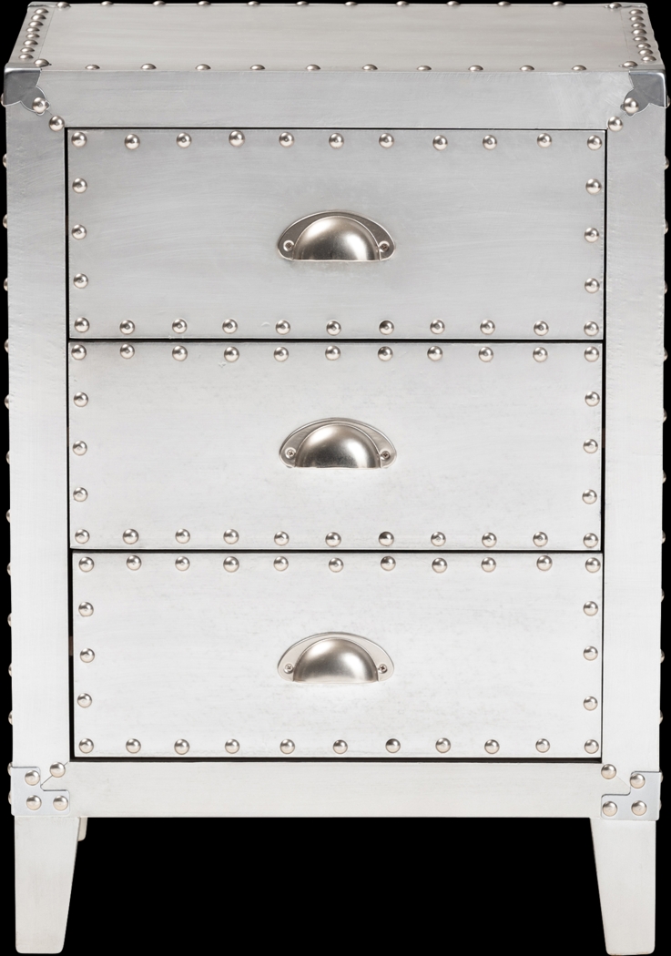 Faison Silver Accent Cabinet - Thumbnail - Image 3