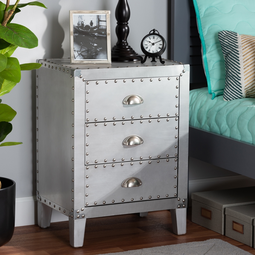 Faison Silver Accent Cabinet - Thumbnail - Image 7