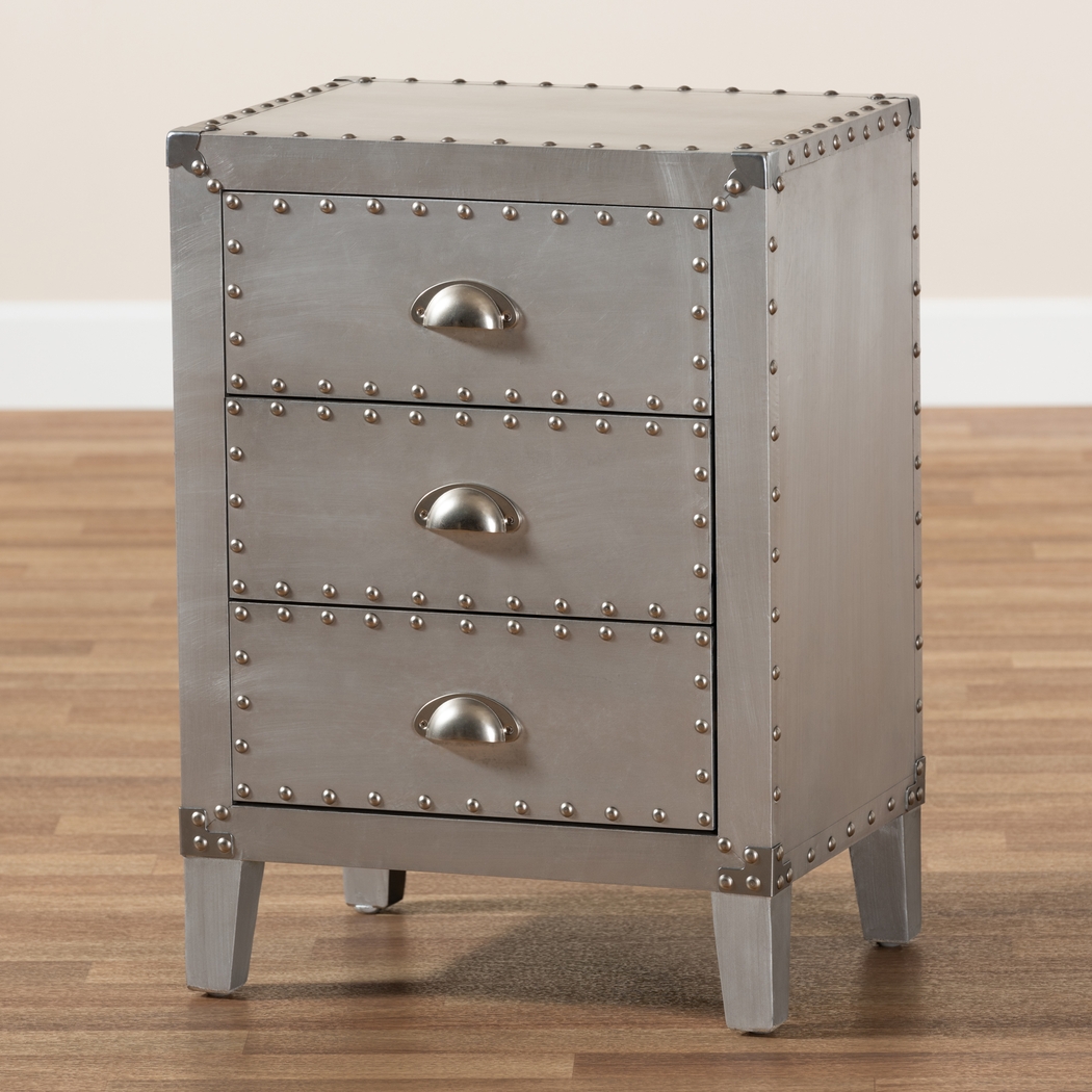 Faison Silver Accent Cabinet - Thumbnail - Image 8