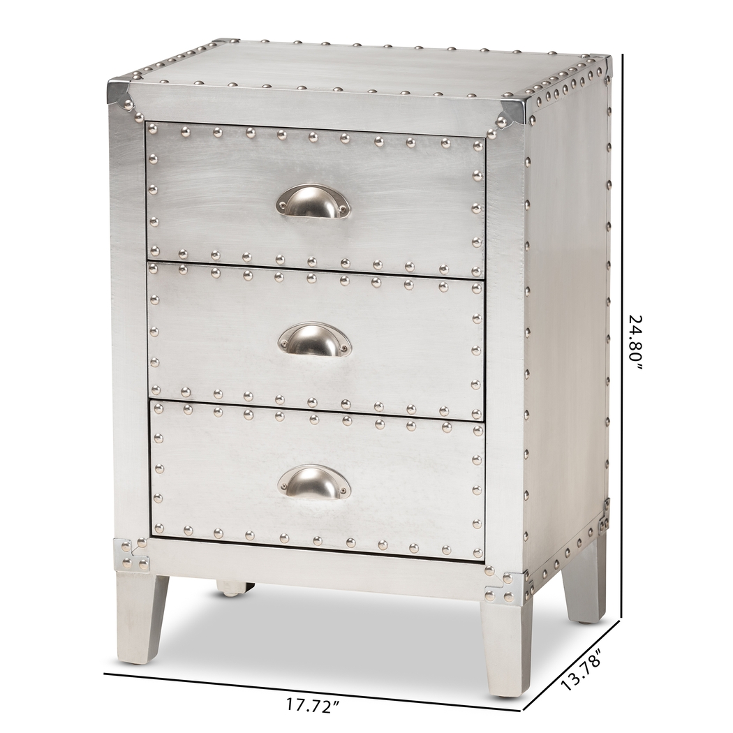 Faison Silver Accent Cabinet - Thumbnail - Image 9