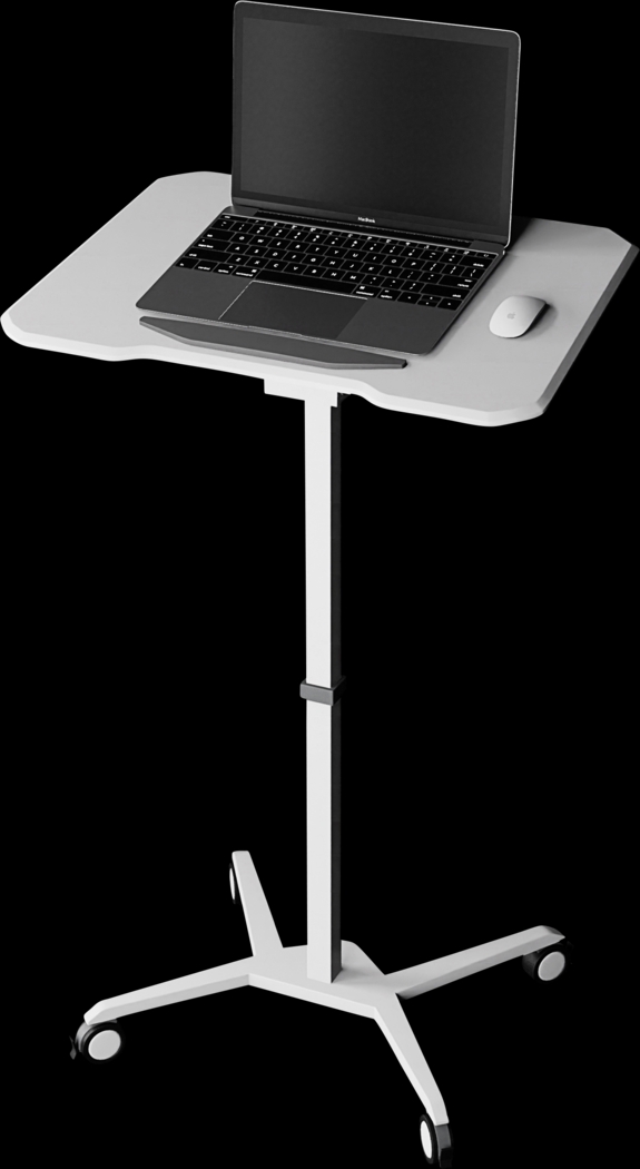Falindi White Adjustable Desk - Thumbnail - Image 1