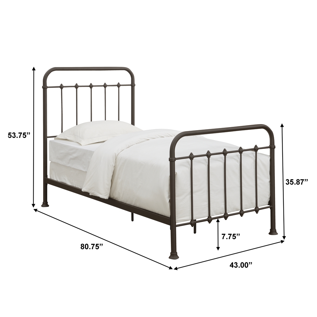 Falkenburg Brown Twin Bed - Thumbnail - Image 9