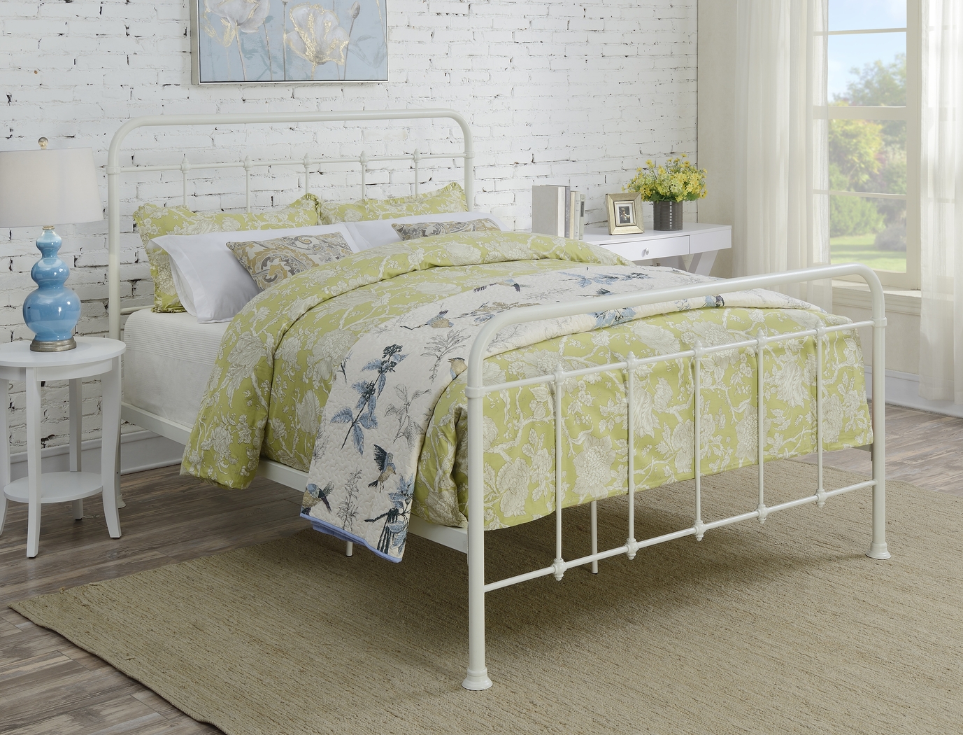 Falkenburg White Queen Bed - Thumbnail - Image 6