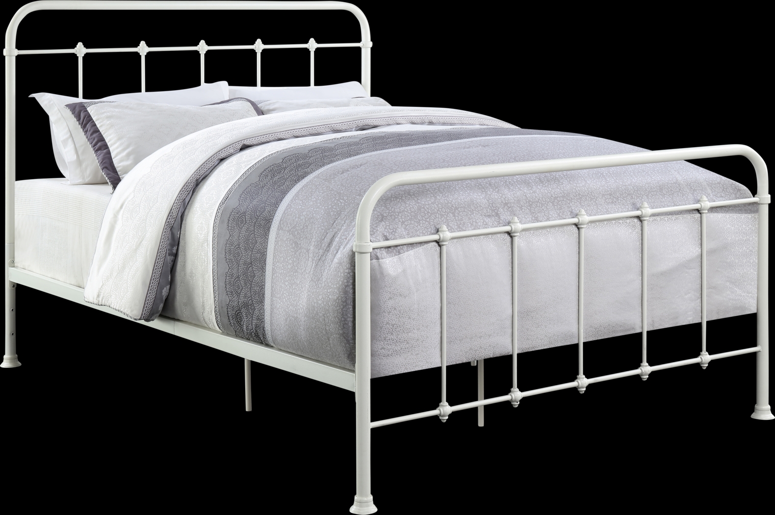 Falkenburg White Queen Bed - Thumbnail - Image 1