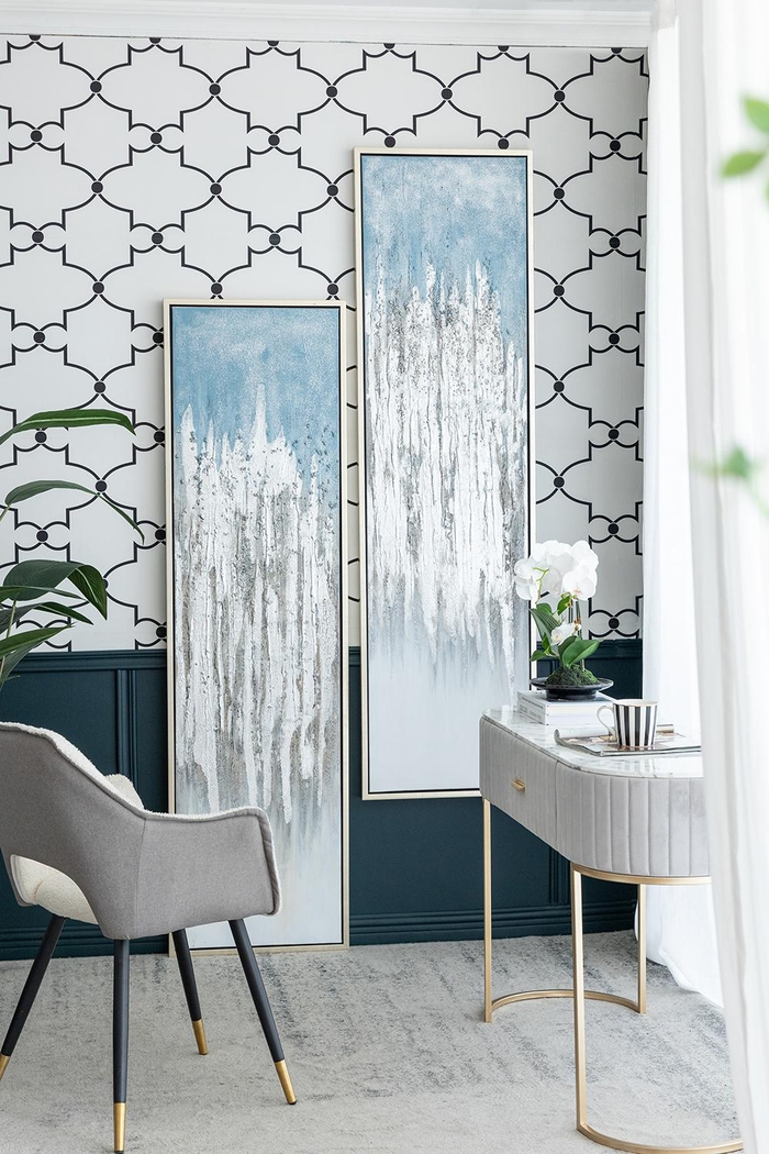 Falkirk Blue Artwork, Set of 2 - Thumbnail - Image 13