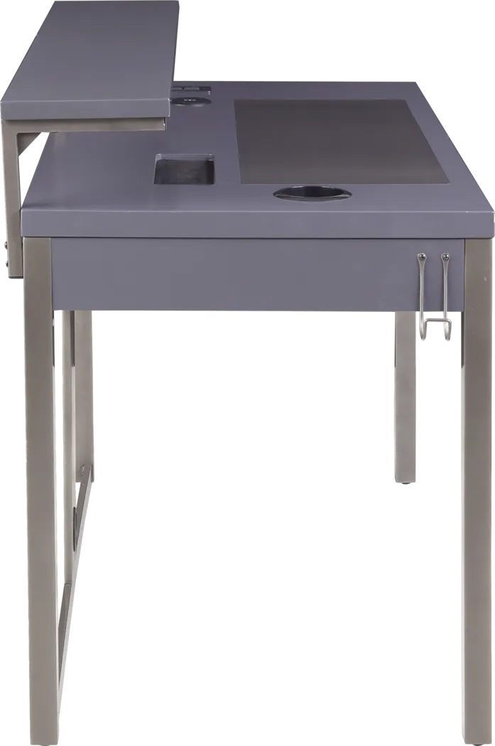 Kids Falkor Gray 48 in. Gaming Desk - Thumbnail - Image 13