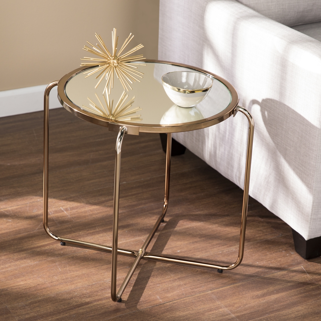 Falla Champagne Accent Table - Thumbnail - Image 5