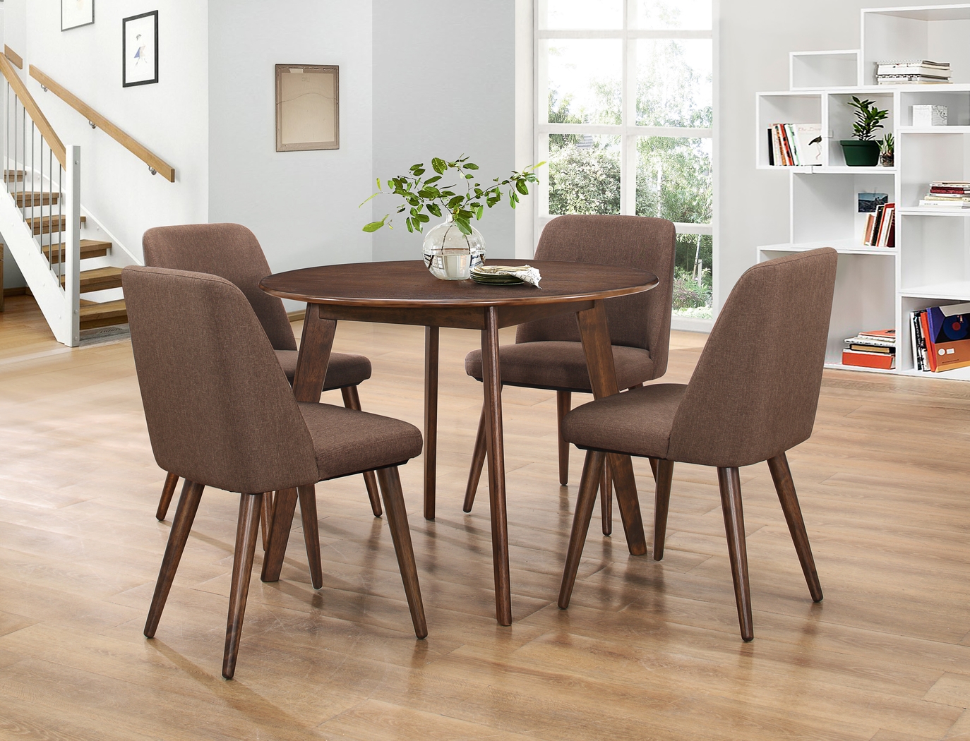 Fallcast Brown Set of 2 Side Chairs - Thumbnail - Image 4