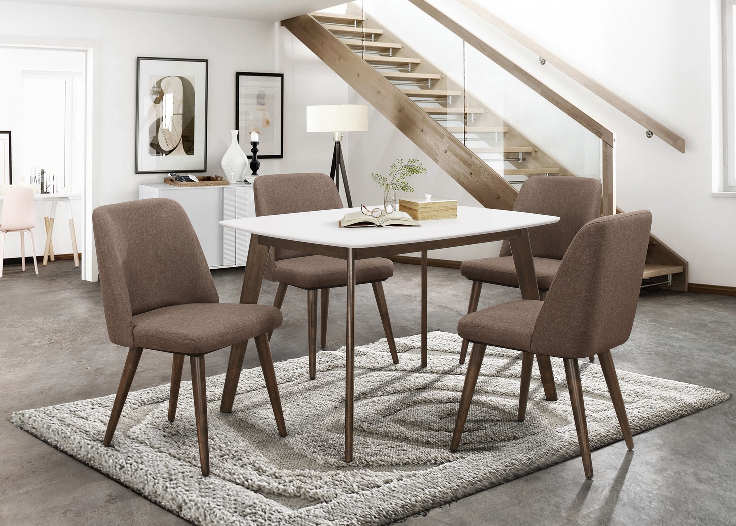 Fallcast Brown Set of 2 Side Chairs - Thumbnail - Image 6