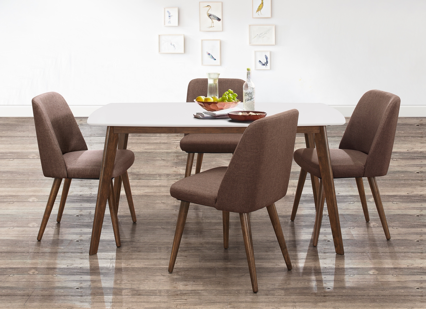 Fallcast Brown Set of 2 Side Chairs - Thumbnail - Image 7