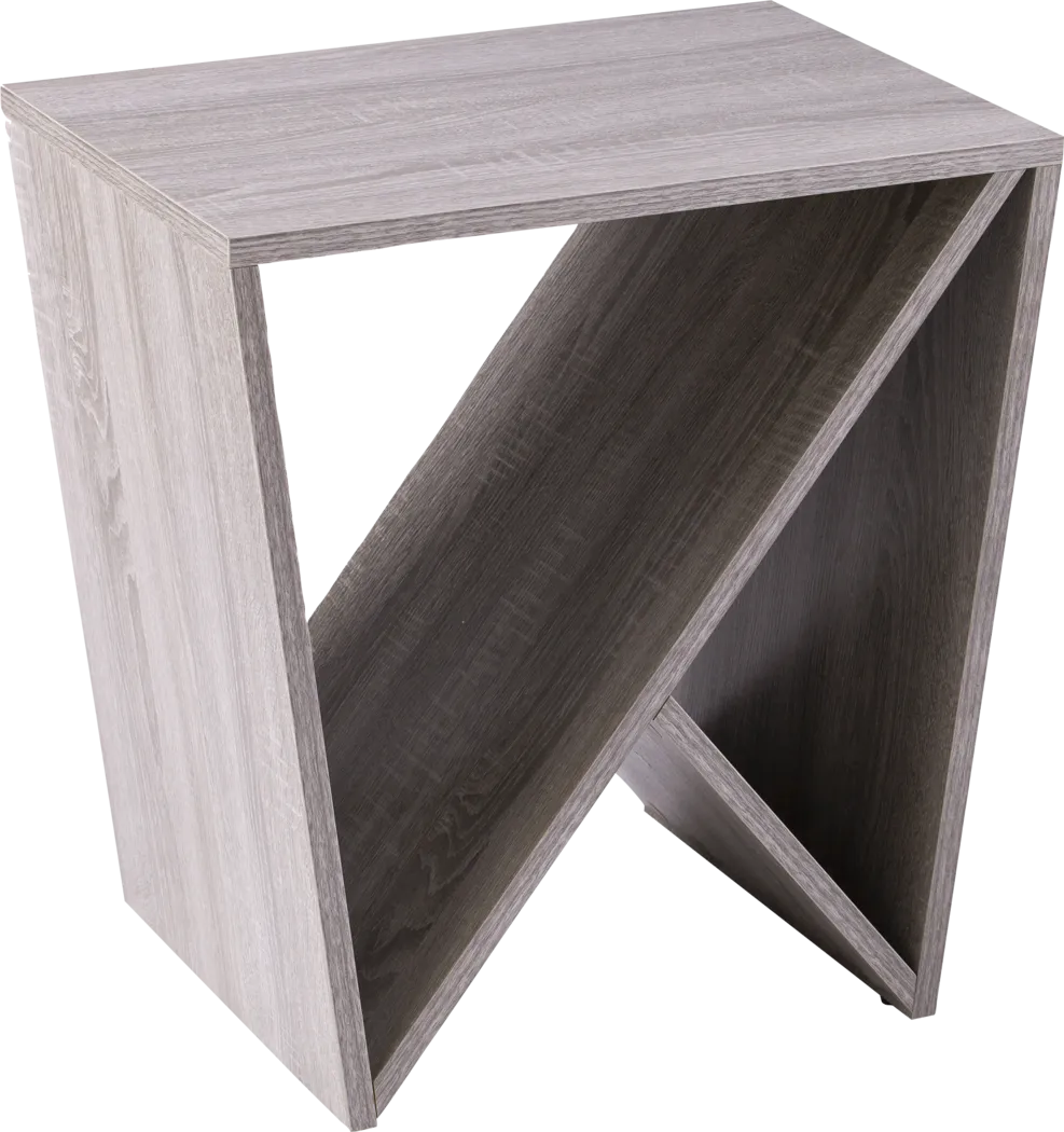 Fallenash Gray End Table - Thumbnail - Image 1