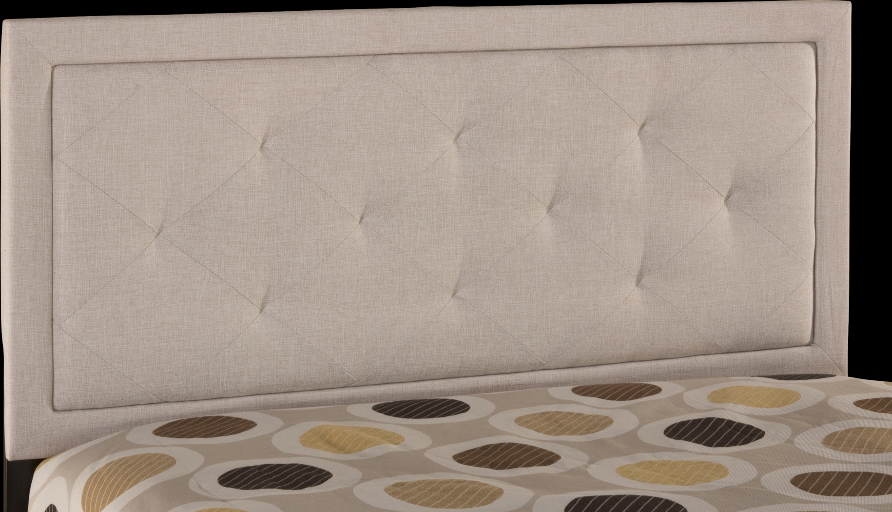 Fallenrock Cream Twin Upholstered Headboard - Thumbnail - Image 1