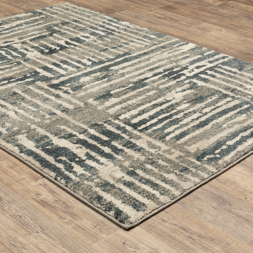 Fallford Blue 5'3 x 7'3 Rug - Thumbnail - Image 2