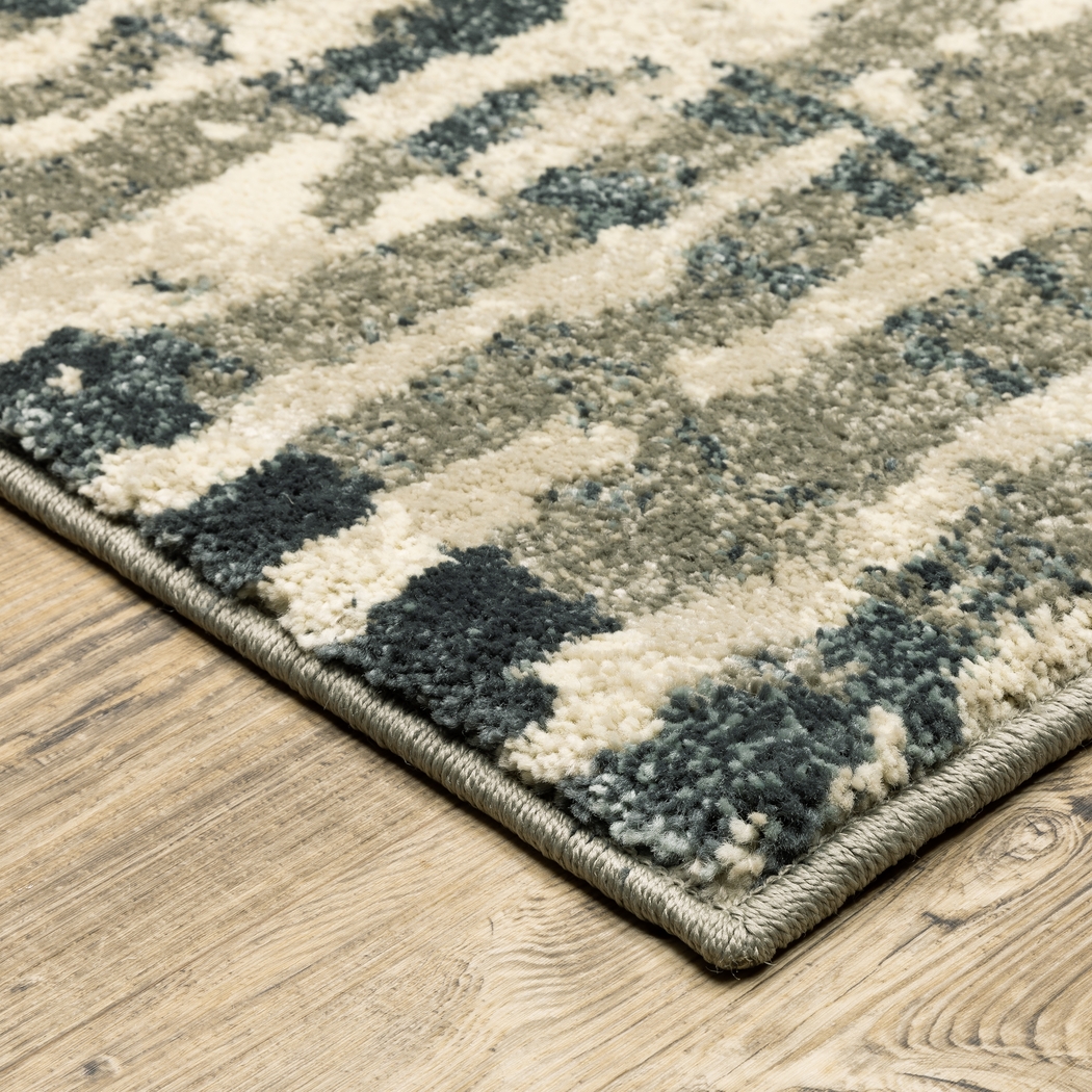 Fallford Blue 5'3 x 7'3 Rug - Thumbnail - Image 3