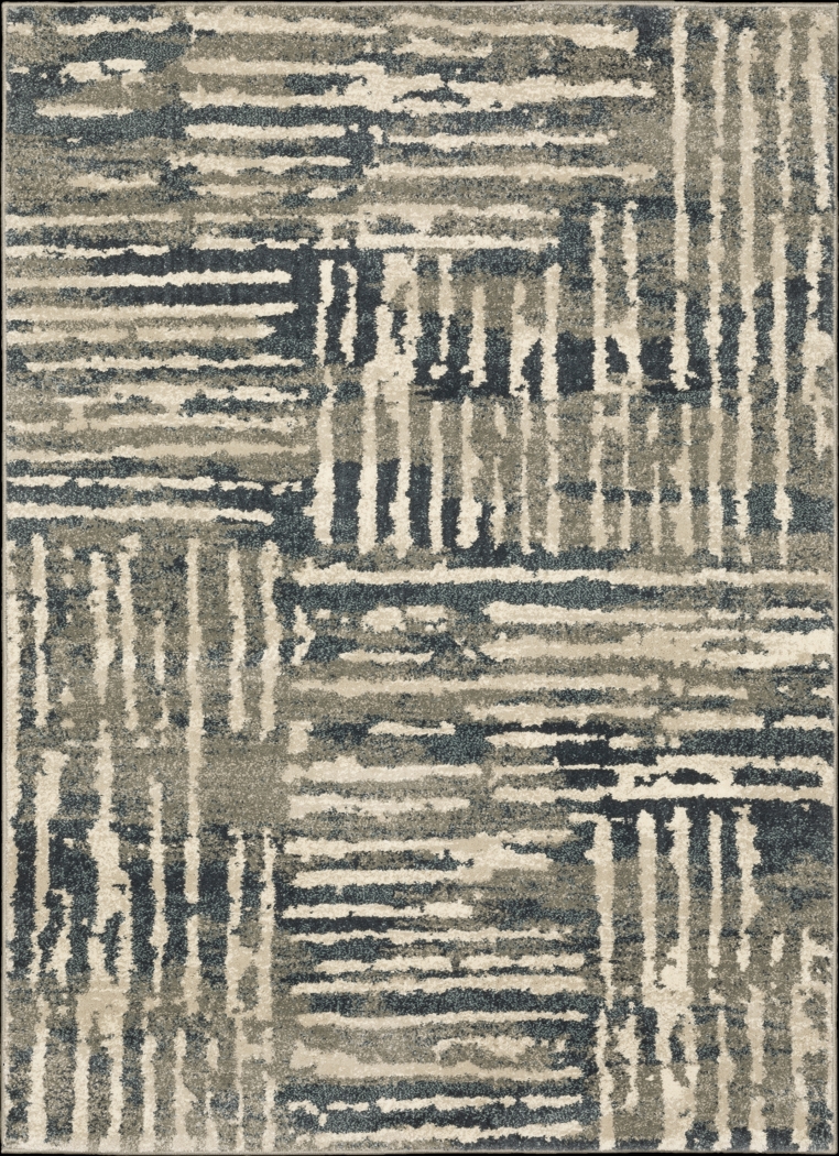 Fallford Blue 6'7 x 9'2 Rug - Thumbnail - Image 1