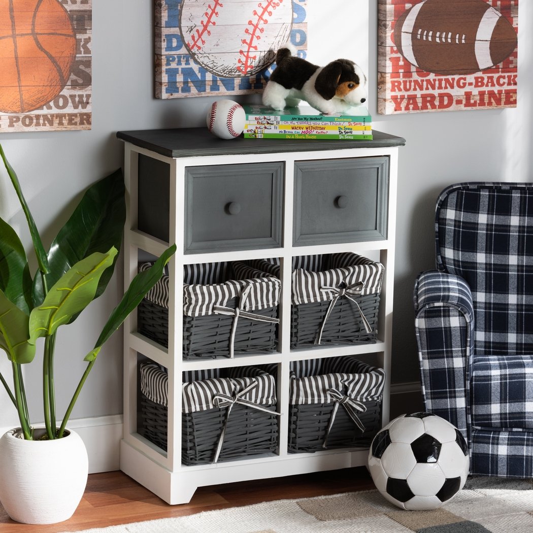 Fallgatter White 2 Drawer Storage Unit - Thumbnail - Image 2