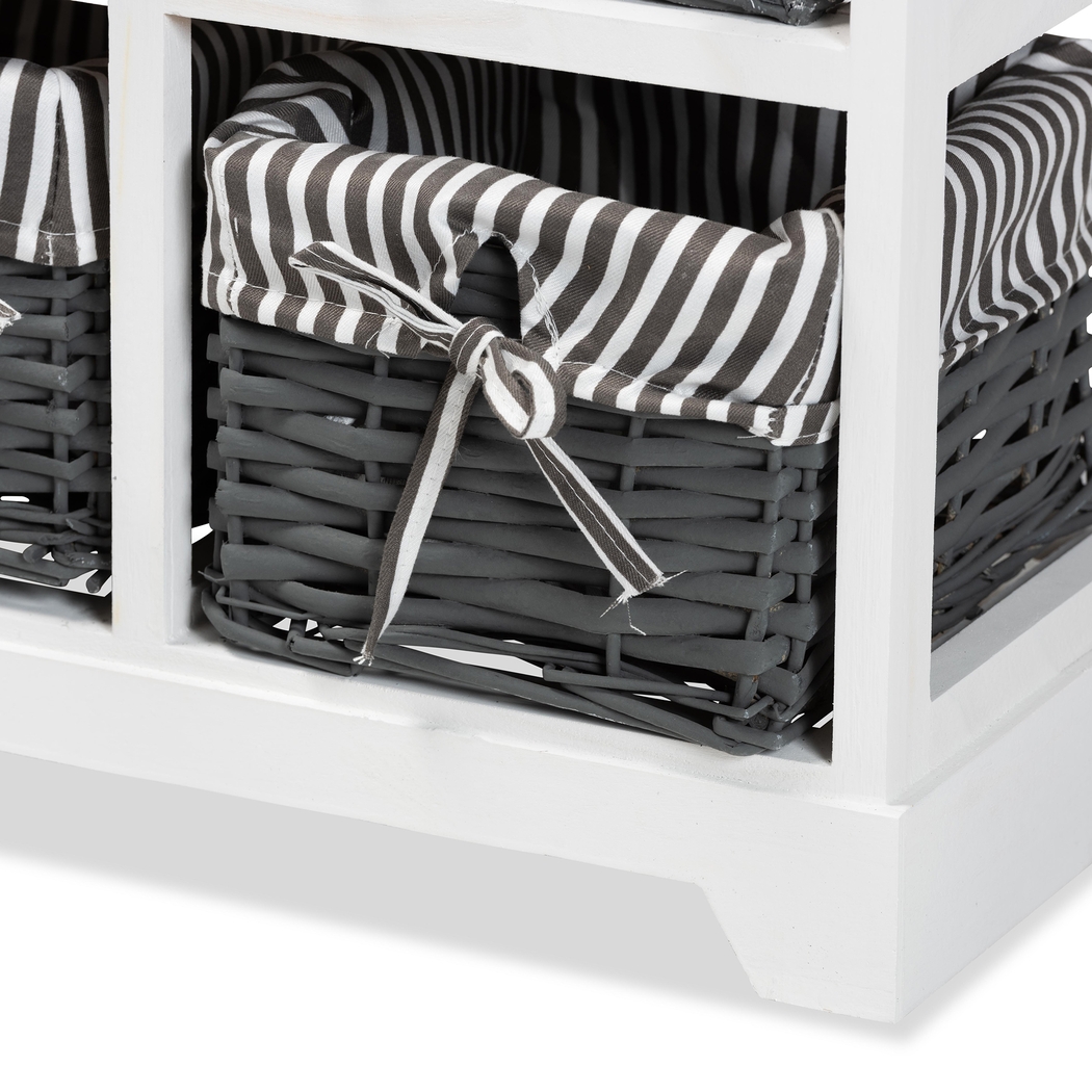 Fallgatter White 2 Drawer Storage Unit - Thumbnail - Image 4