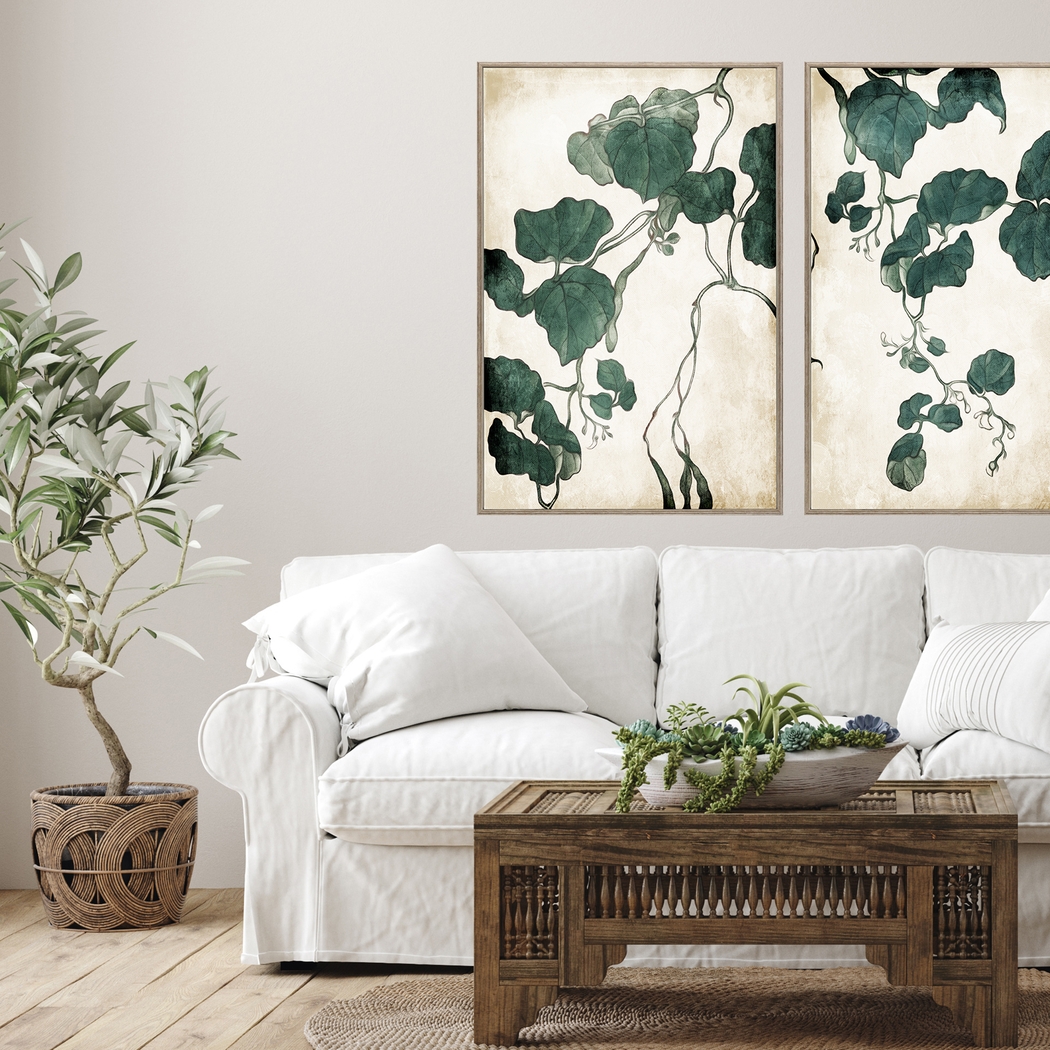 Falling I Green Framed Artwork - Thumbnail - Image 2