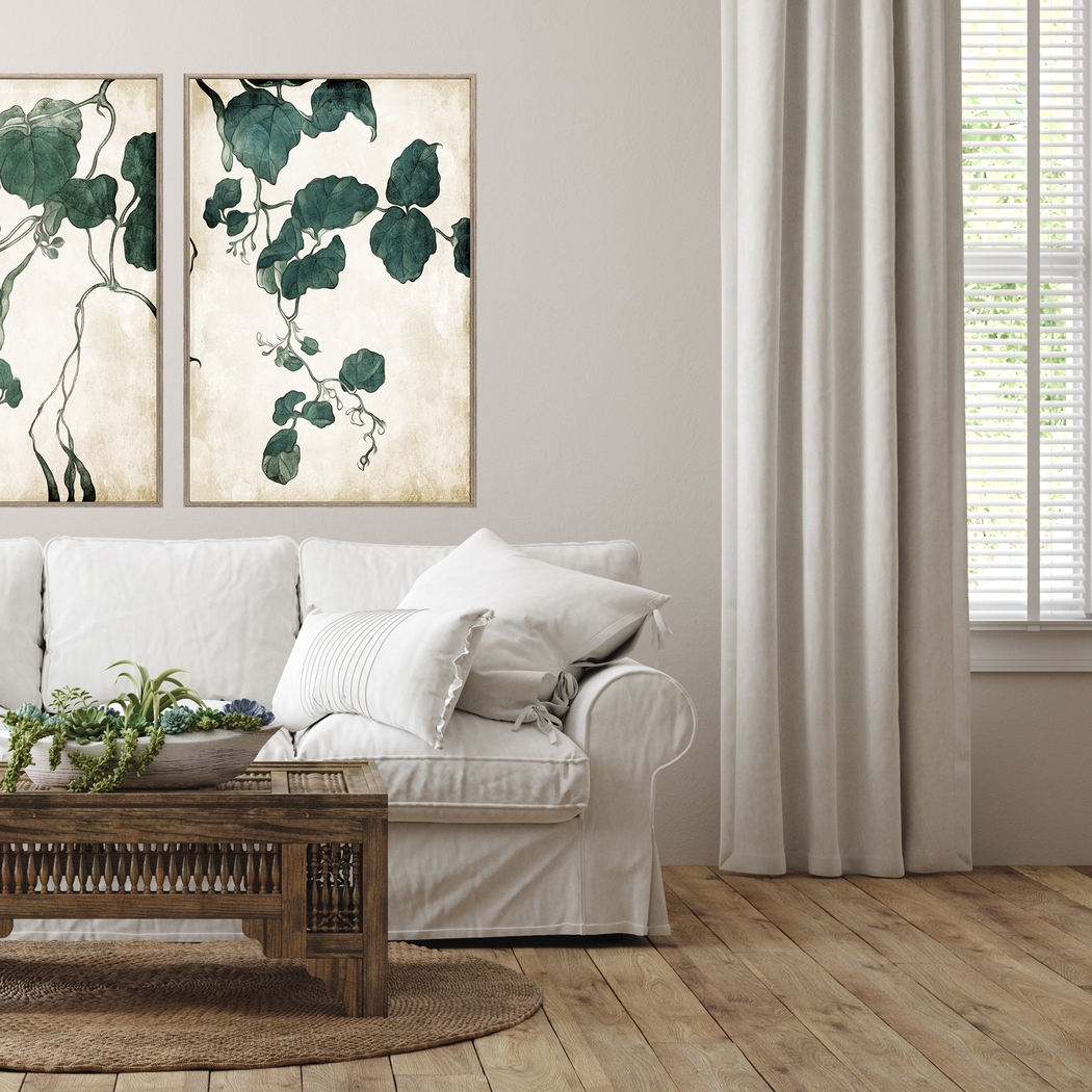 Falling II Green Framed Artwork - Thumbnail - Image 2