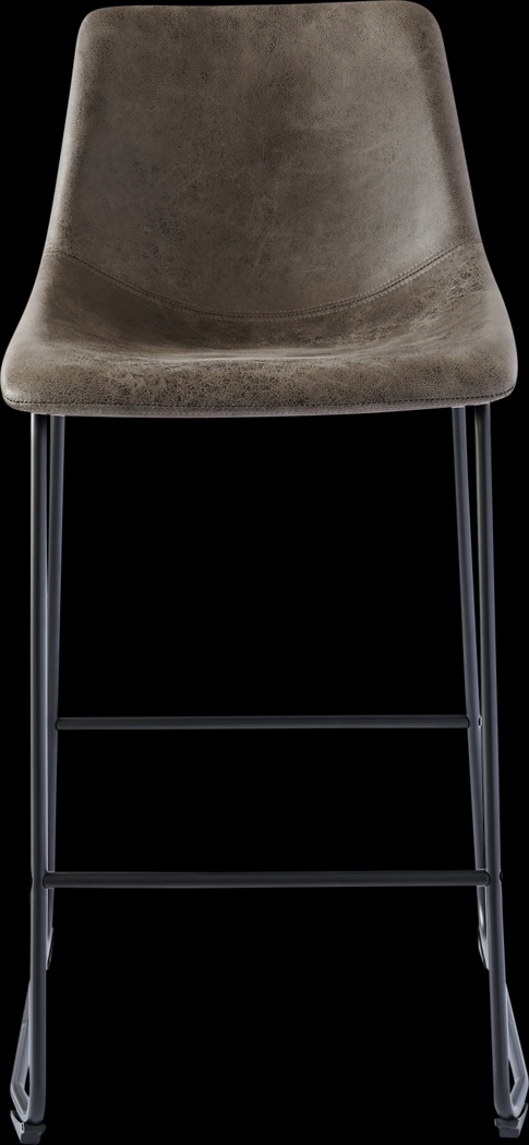 Fallowmont Gray Barstool, Set of 2 - Thumbnail - Image 3