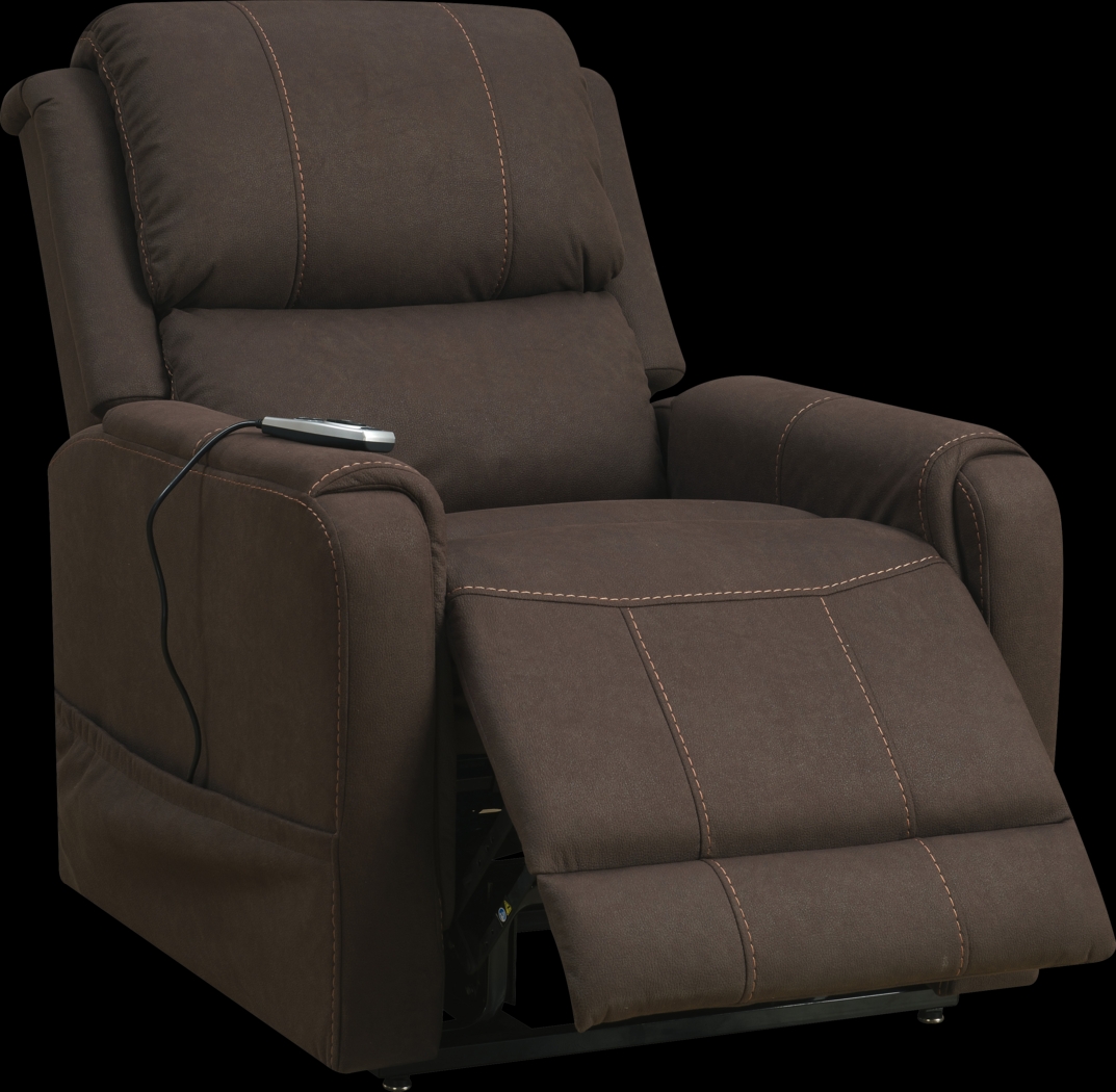 Fallowvalley Brown Lift Chair Power Recliner - Thumbnail - Image 2