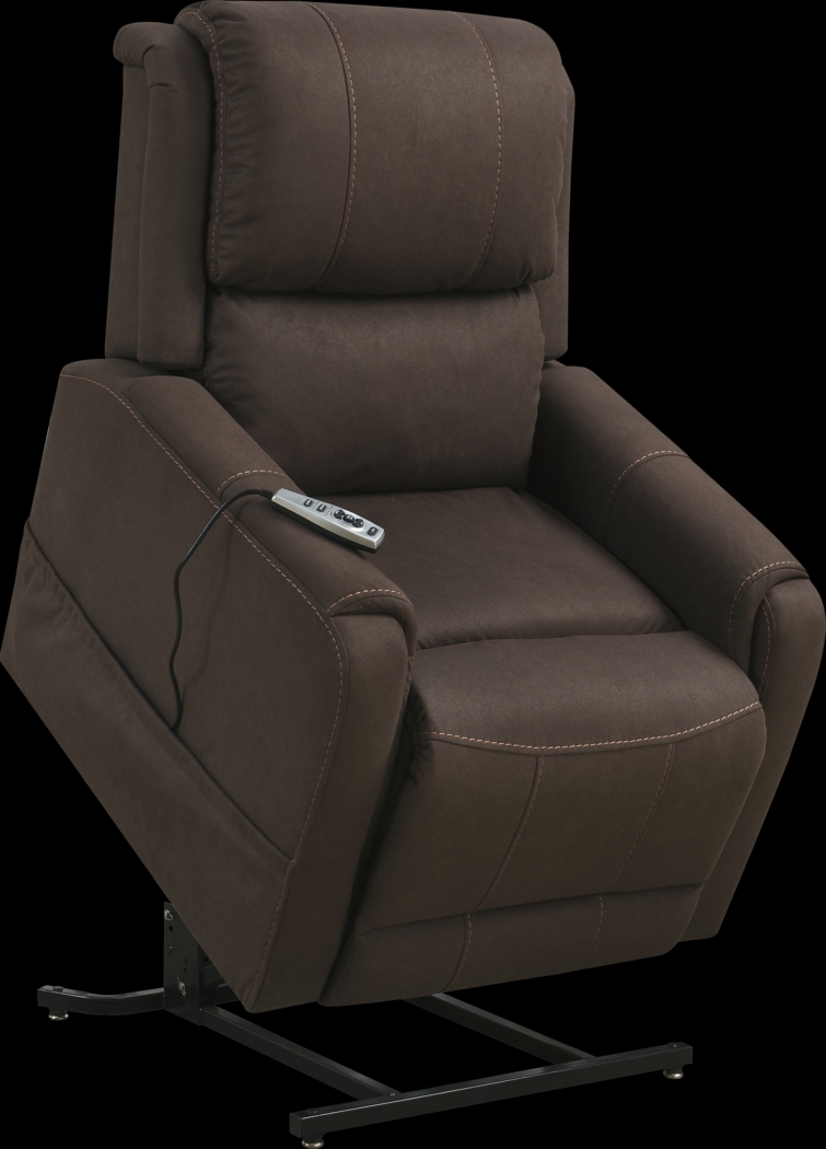Fallowvalley Brown Lift Chair Power Recliner - Thumbnail - Image 3