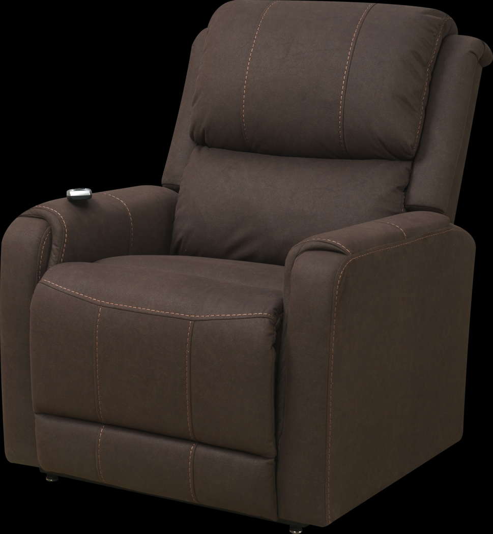 Fallowvalley Brown Lift Chair Power Recliner - Thumbnail - Image 4