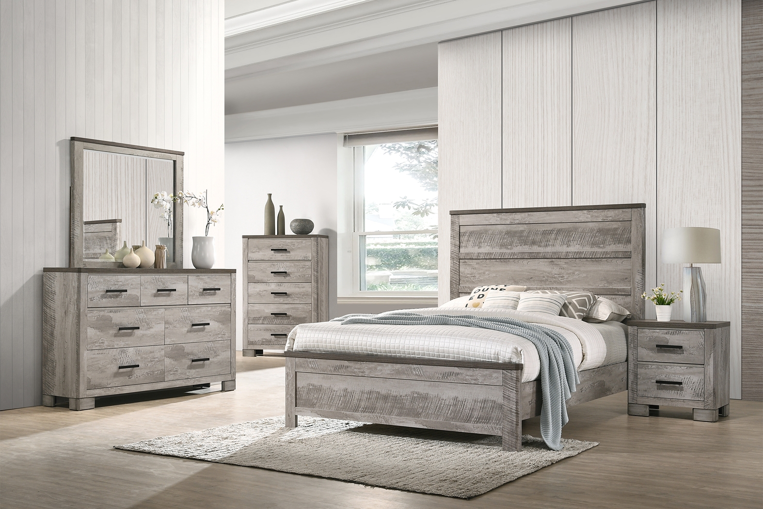 Fallview Gray Nightstand - Thumbnail - Image 2