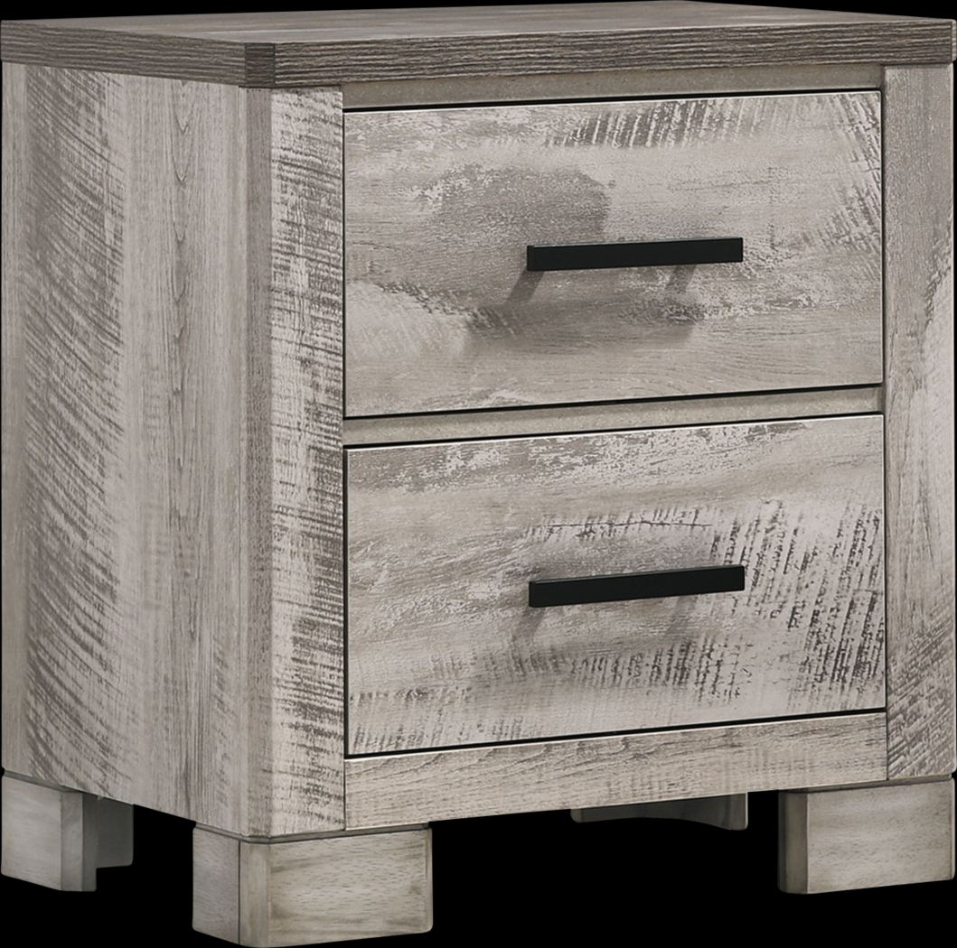Fallview Gray Nightstand - Thumbnail - Image 1