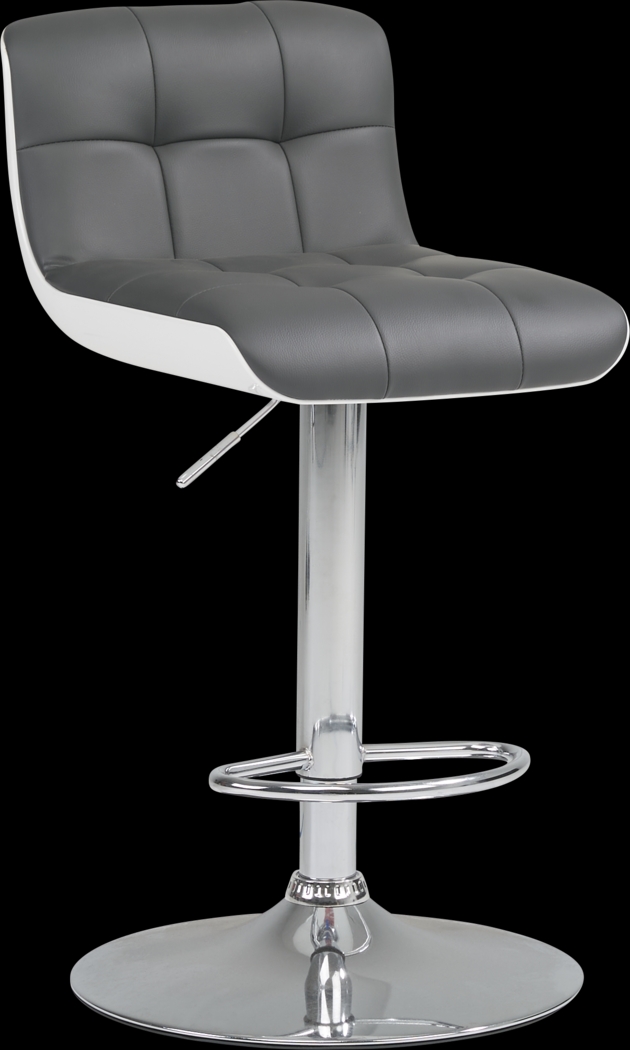 Falsley Gray Adjustable Barstool - Thumbnail - Image 1