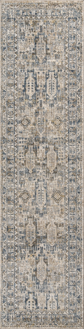 Falworth Blue 2'7 x 10' Runner Rug - Thumbnail - Image 1